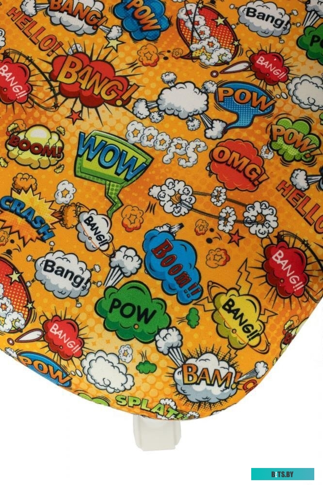 BUROKIDS 1 W-STICKBG Кресло детское Бюрократ BUROKIDS 1 W песочный Sticks 02 крестов. пластик пластик белый