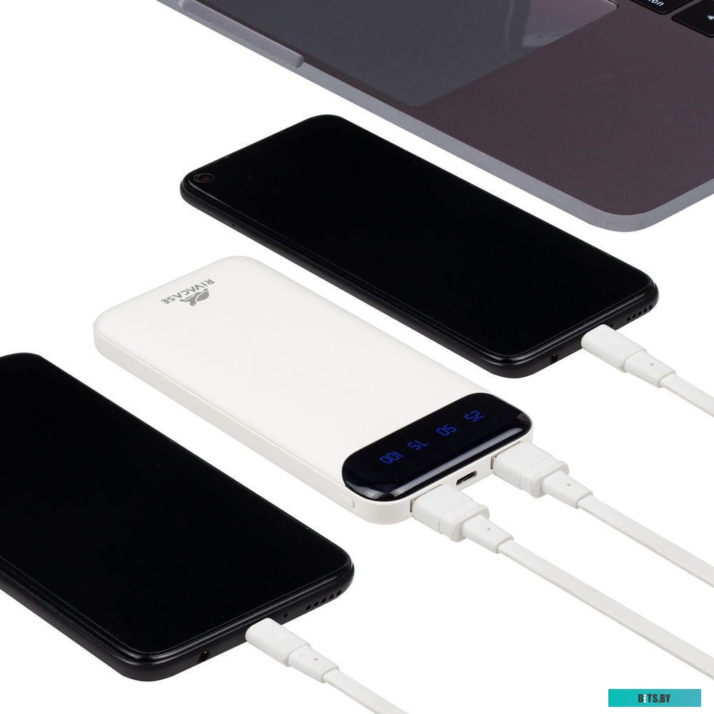 Портативное зарядное устройство Rivacase VA2240 10000mAh (белый)