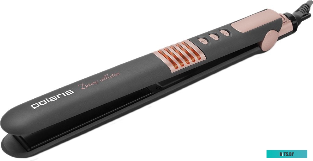 PHS 2512KT Выпрямитель для волос POLARIS PHS 2512KT,  серый и розовый