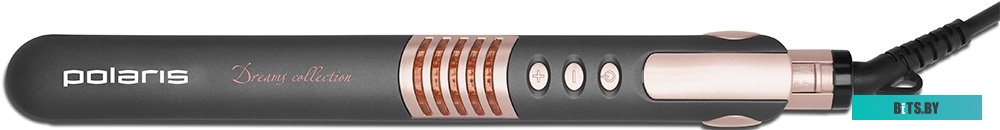 PHS 2512KT Выпрямитель для волос POLARIS PHS 2512KT,  серый и розовый