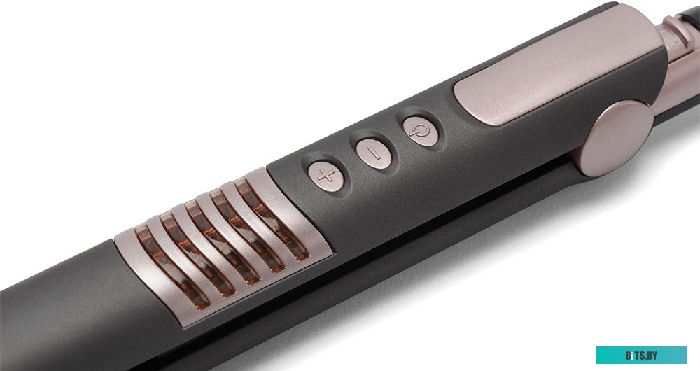 PHS 2512KT Выпрямитель для волос POLARIS PHS 2512KT,  серый и розовый