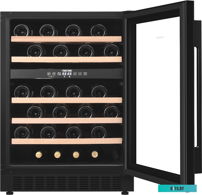 КА-00012702 Холодильник трехкамерный MAUNFELD MFF181NFB No Frost, Side by Side, инверторный черный