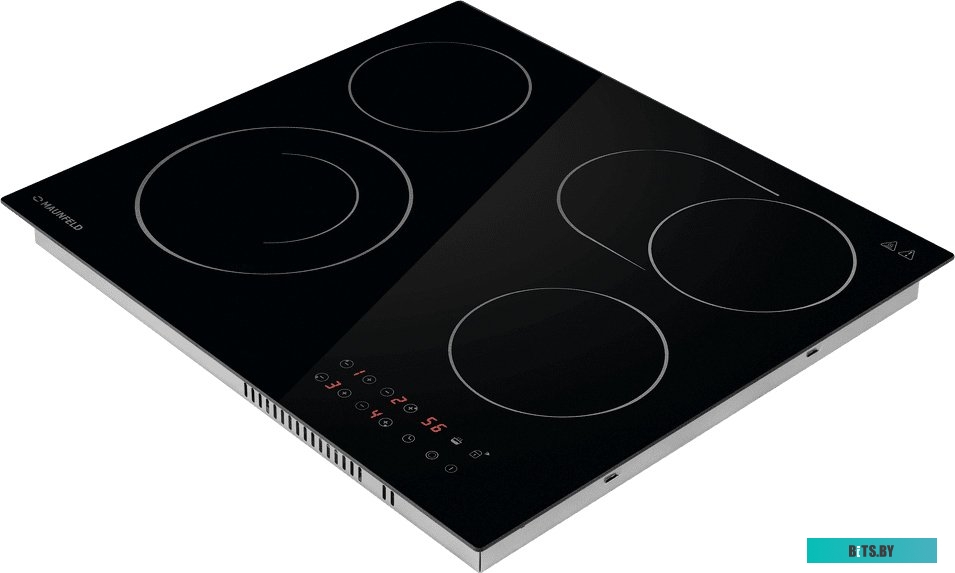 КА-00017389 Электрическая варочная панель MAUNFELD CVCE594BK,  Hi-Light,  независимая,  черный