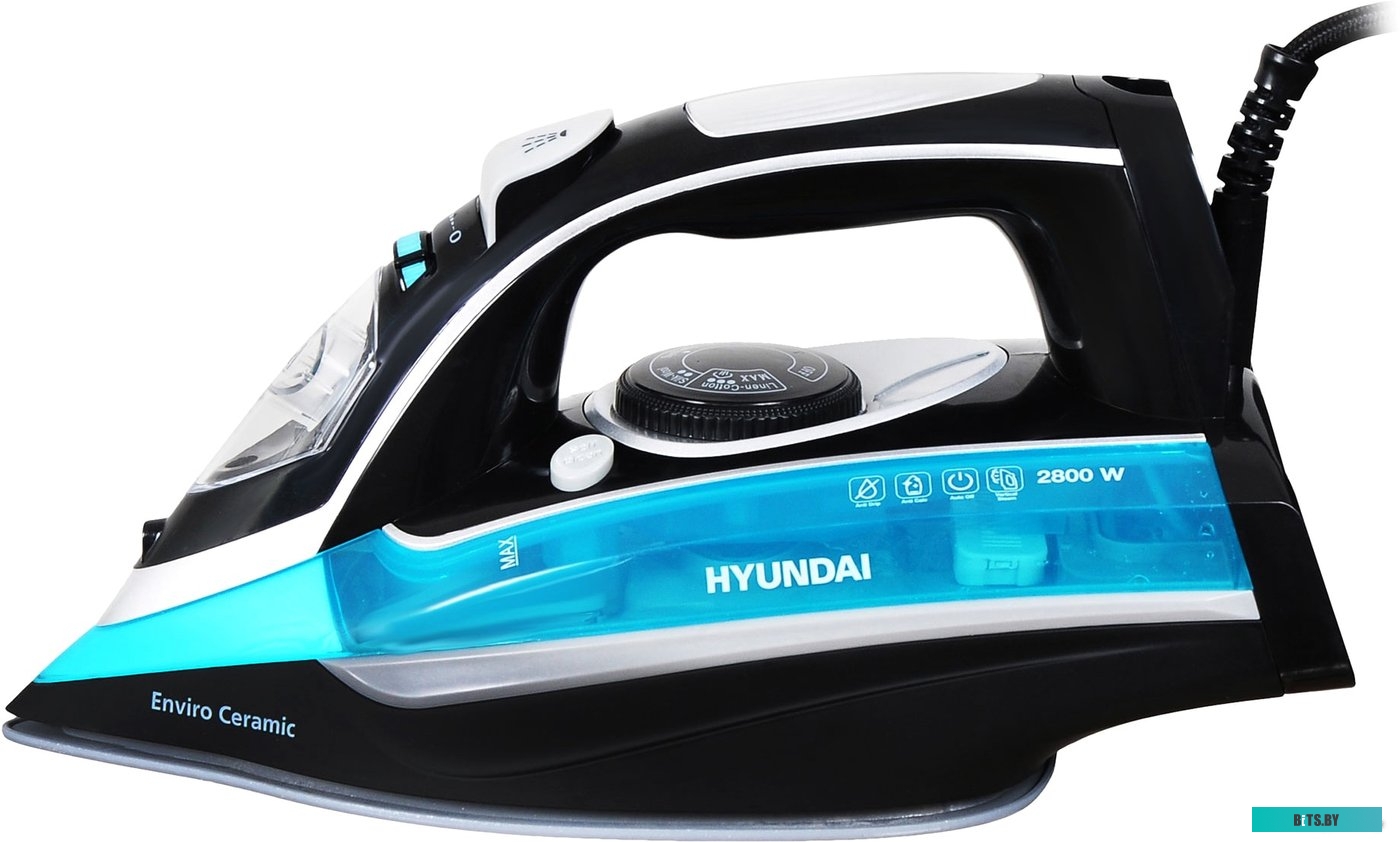 H-SI01336 Утюг Hyundai H-SI01336 2800Вт черный/голубой