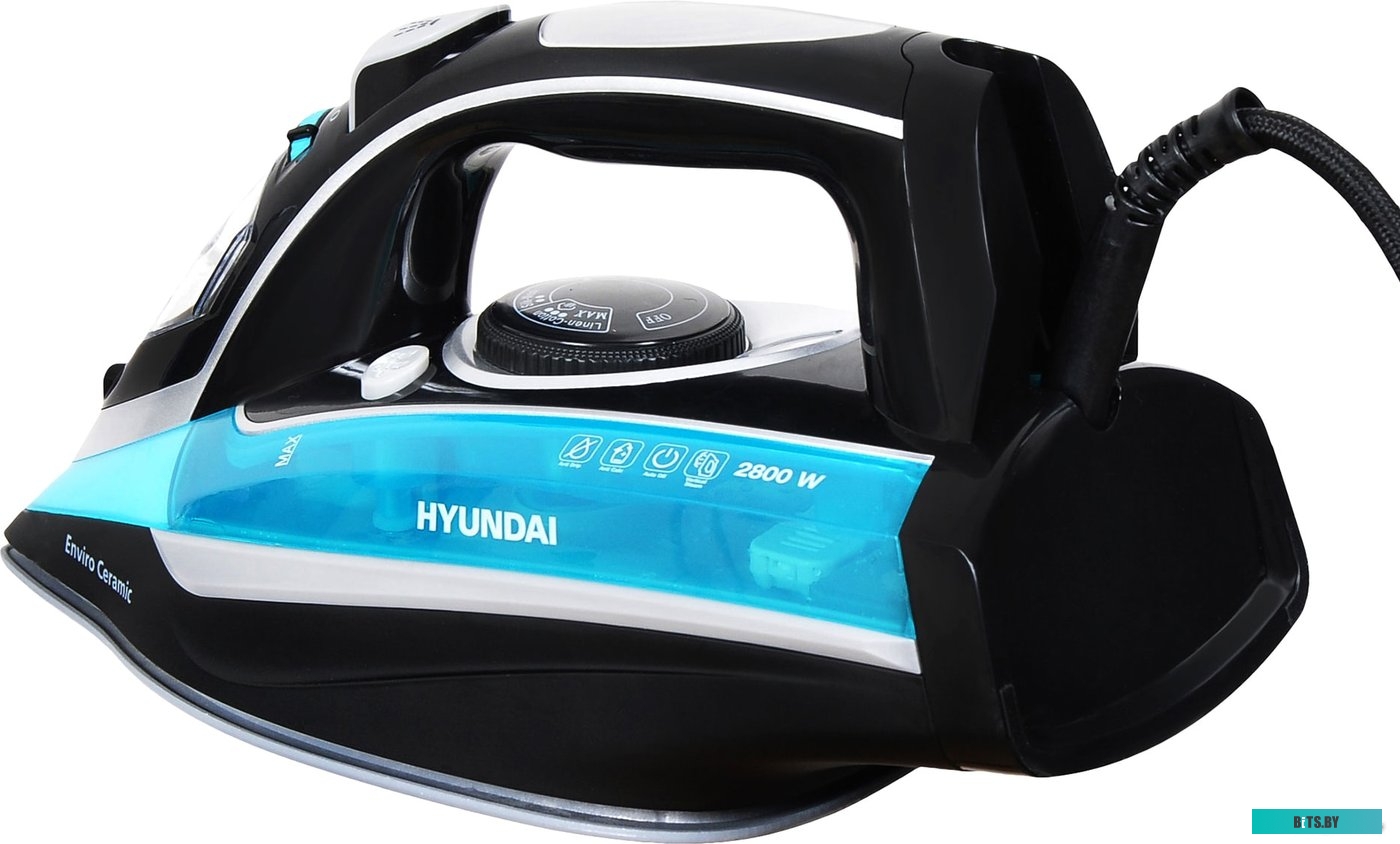 H-SI01336 Утюг Hyundai H-SI01336 2800Вт черный/голубой