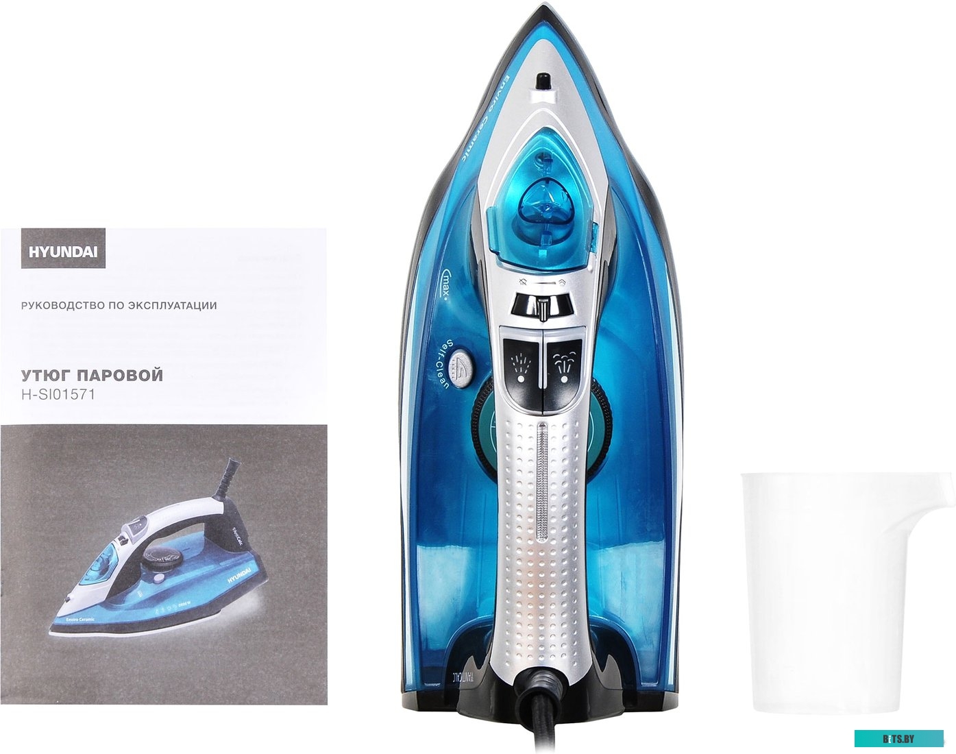 H-SI01336 Утюг Hyundai H-SI01336 2800Вт черный/голубой