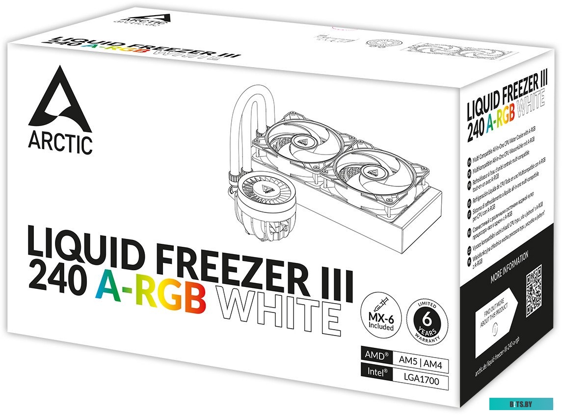 Система жидкостного охлаждения ARCTIC Liquid Freezer III 240 A-RGB ACFRE00150A