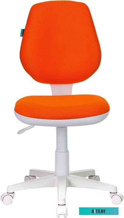 CH-W213/TW-96-1 Кресло детское Бюрократ CH-W213 оранжевый TW-96-1 крестов. пластик пластик белый