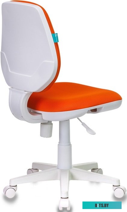 CH-W213/TW-96-1 Кресло детское Бюрократ CH-W213 оранжевый TW-96-1 крестов. пластик пластик белый