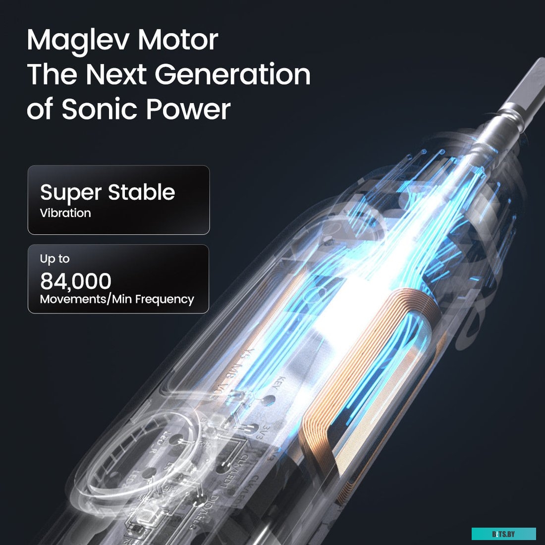 C01000308 Зубная щетка электрическая Oclean Flow F5002 синий