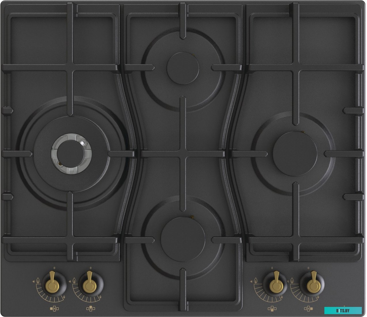 GW6D42CLB Встраиваемые газовая панели GORENJE/ Газовая варочная панель, Цвет: Черный, Газовая варочная панель, Решетки: Чугунные решетки, Автоматическ