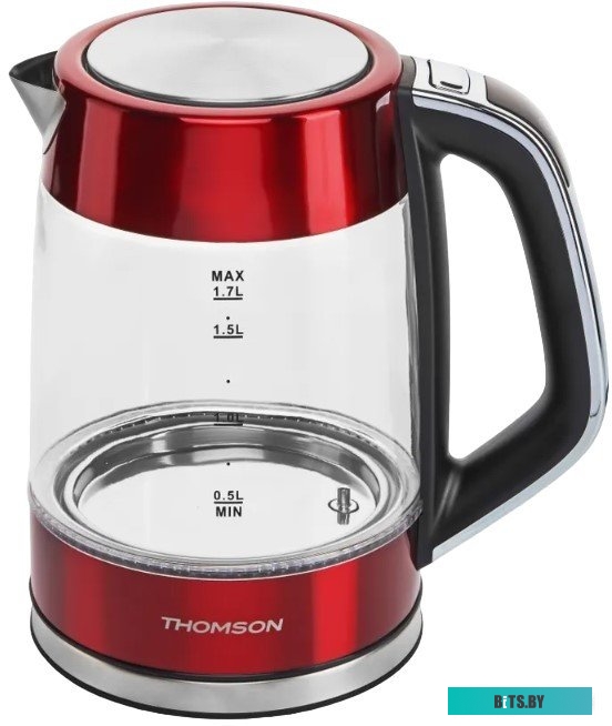 K20ES-2001 Чайник GLASS K20ES-2001 1.7L RED THOMSON