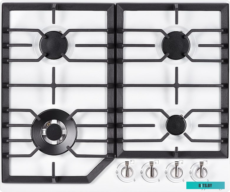 FS 603 W Silver Встраиваемые газовые панели Kuppersberg/ газ, варочная поверхность 45х610х510 мм, ниша для встраивания 560 х 480 мм, классический стил