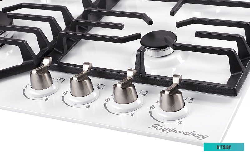 FS 603 W Silver Встраиваемые газовые панели Kuppersberg/ газ, варочная поверхность 45х610х510 мм, ниша для встраивания 560 х 480 мм, классический стил