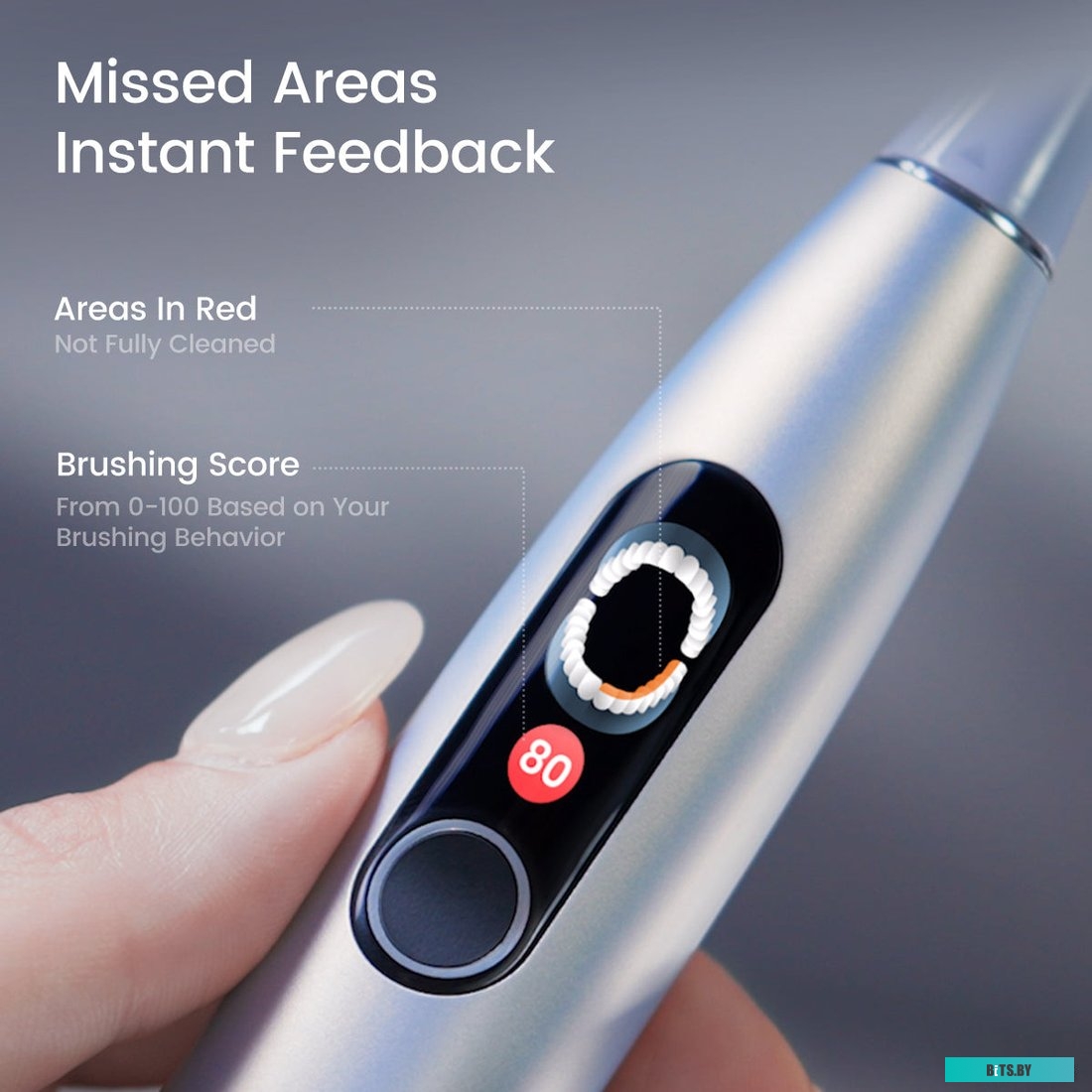 C01000384 Зубная щетка электрическая Oclean X Pro Digital Y2076 золотистый