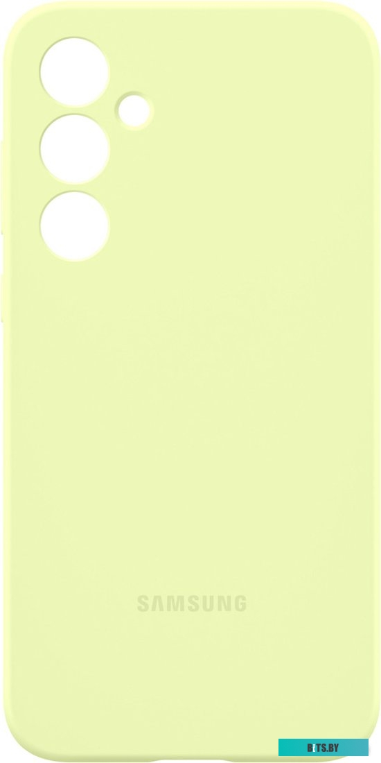 Чехол Samsung Silicone для Galaxy A35, лаймовый, EF-PA356TMEGRU