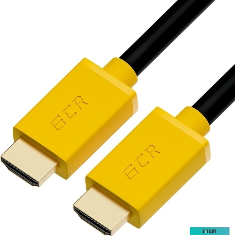 GCR-54411 GCR Кабель питания PROF для ноутбука 1.0m, Евровилка угловая - С5, черный, 3*1,0mm, GCR-54411