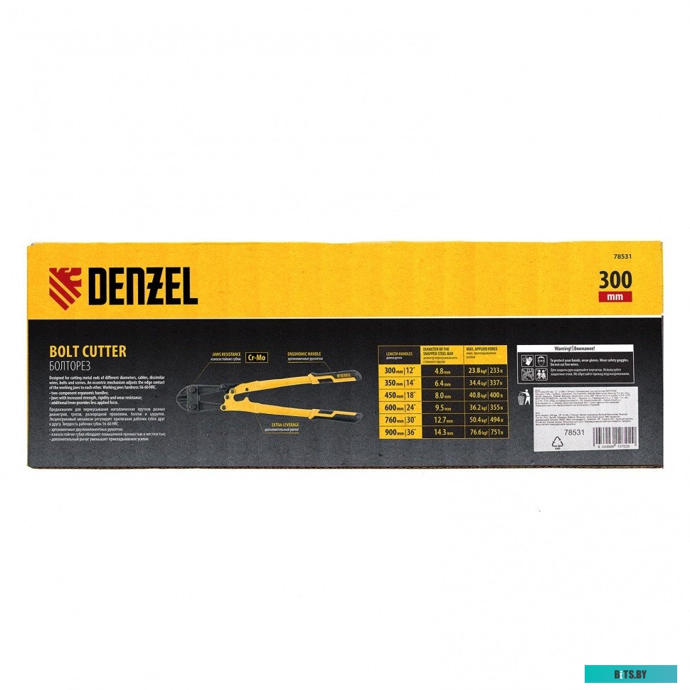78531 Болторез Denzel 78531