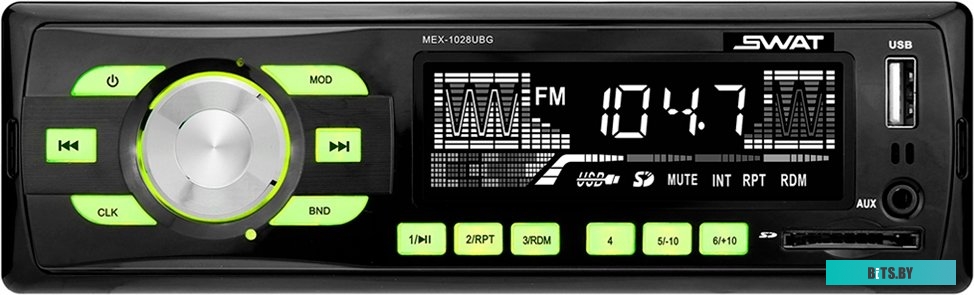 MEX-1028UBG Автомагнитола Swat MEX-1028UBG