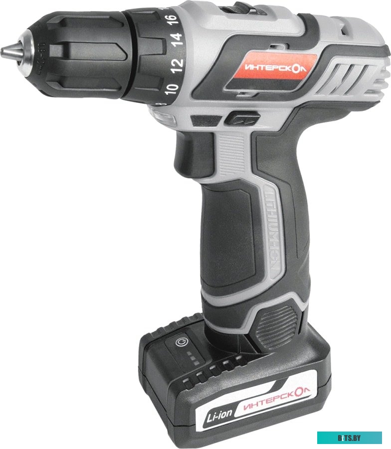 Дрель-шуруповерт Интерскол ДА-18ЭР Promo 436.2.2.20 (с 2-мя АКБ)