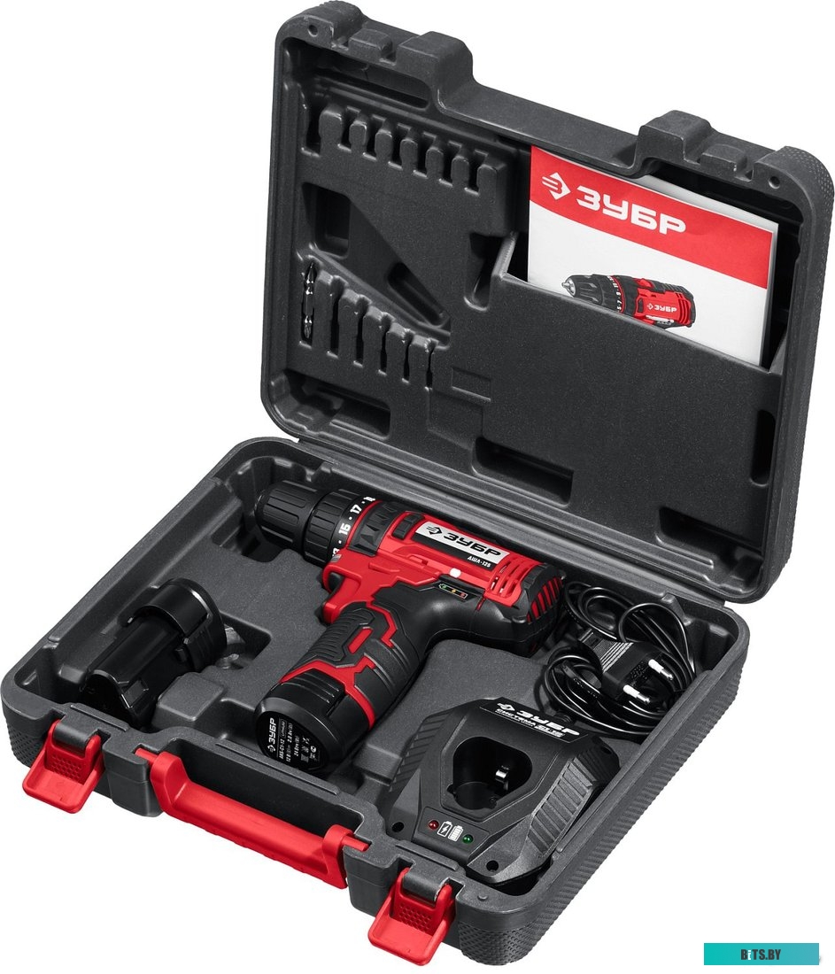 Дрель-шуруповерт Зубр Мастер ДШЛ-125-22 (с 2-мя АКБ, кейс)