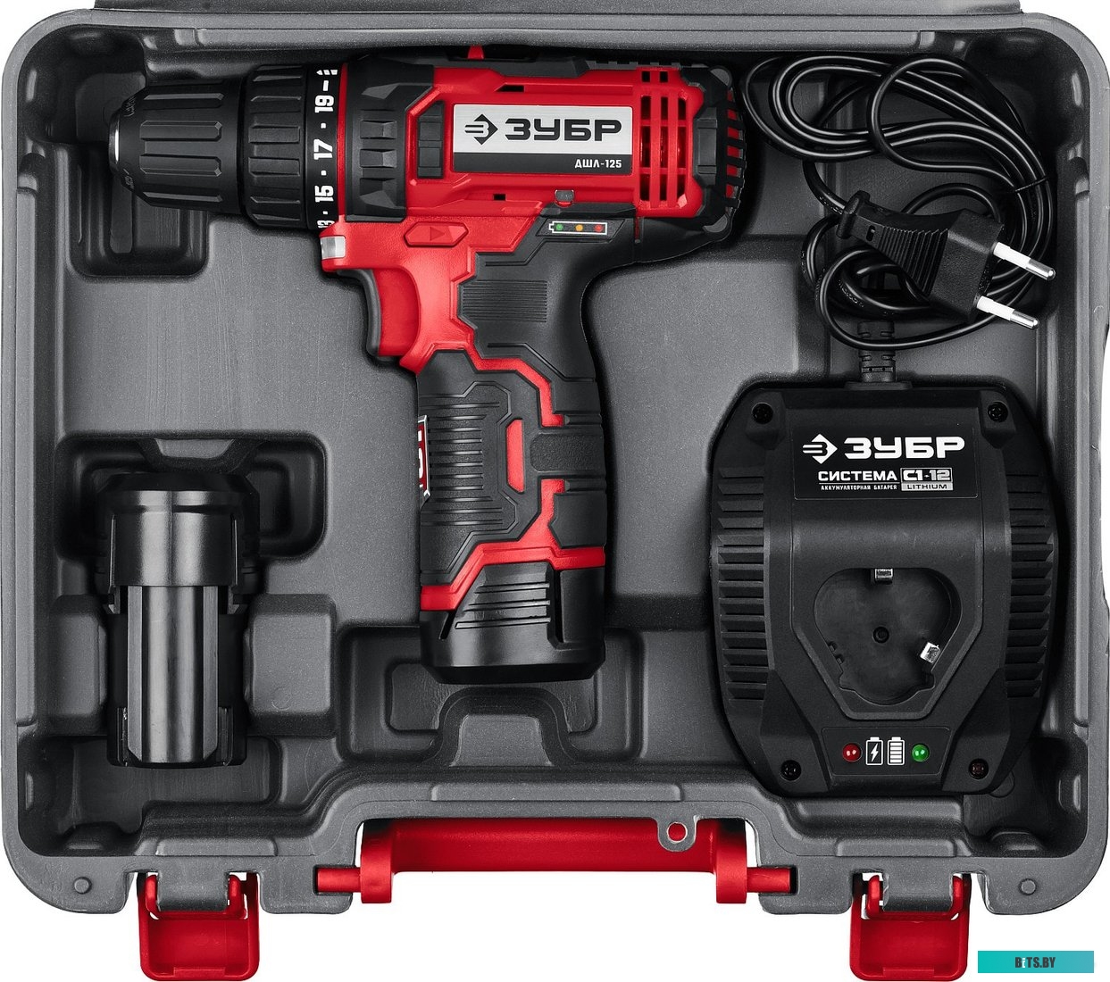 Дрель-шуруповерт Зубр Мастер ДШЛ-125-22 (с 2-мя АКБ, кейс)