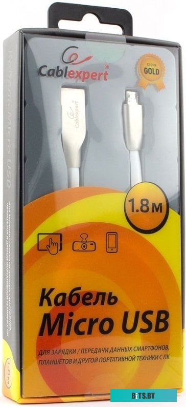 Кабель Cablexpert CC-G-mUSB01W-1.8M
