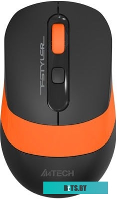 Мышь A4Tech Fstyler FG10S (черный/оранжевый)