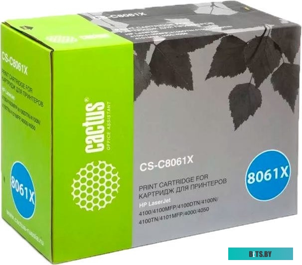 Картридж Cactus CS-C8061XR (аналог HP C8061X)