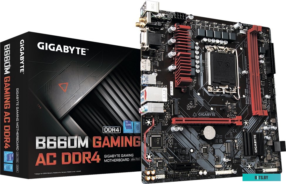 Материнская плата Gigabyte B660M Gaming AC DDR4 (rev. 1.x)