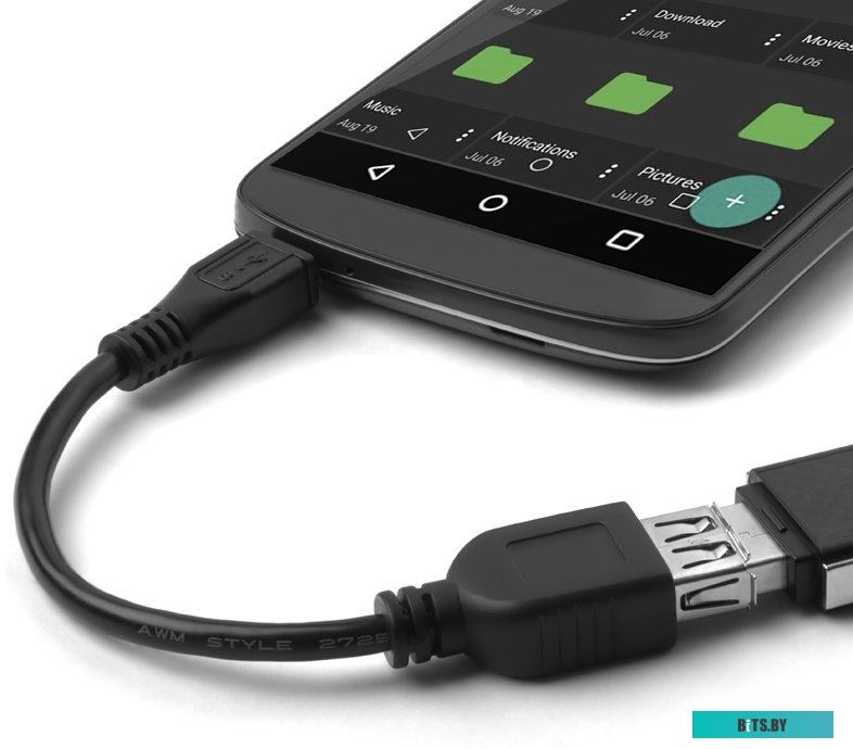 GCR-MB4AF-BB2S-1.5m GCR Адаптер переходник OTG 1.5m USB, microB 5pin/AF, черный, 28/28 AWG, морозостойкий, GCR-MB4AF-BB2S-1.5m