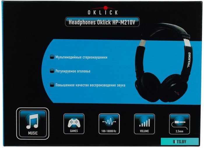 Наушники (Гарнитура) Oklick HP-M211V