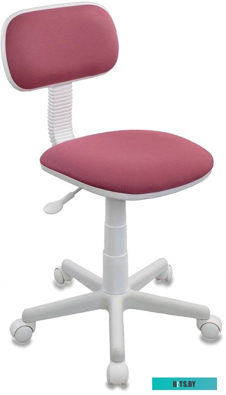 CH-W201NX/26-31 Кресло детское Бюрократ CH-W201NX розовый 26-31 крестов. пластик пластик белый
