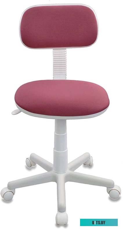 CH-W201NX/26-31 Кресло детское Бюрократ CH-W201NX розовый 26-31 крестов. пластик пластик белый