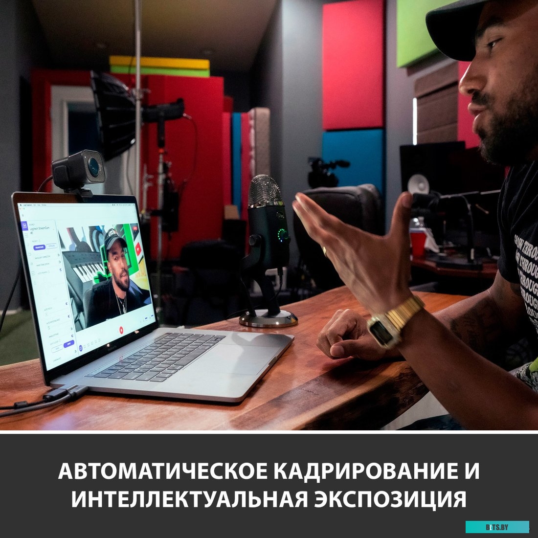 Web-камера Logitech StreamCam (серый) <960-001281>