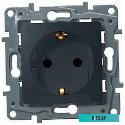 Розетка Legrand Etika 672622 (антрацит)