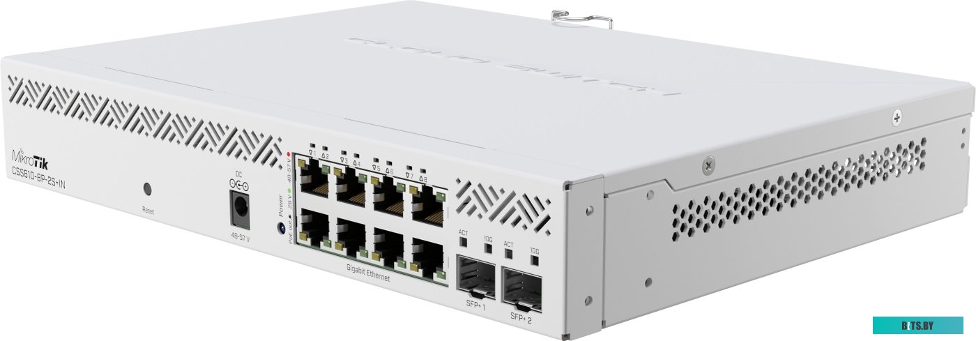 Коммутатор MikroTik CSS610-8P-2S+IN 8x1Гбит/с 2SFP+ 8PoE 140W управляемый