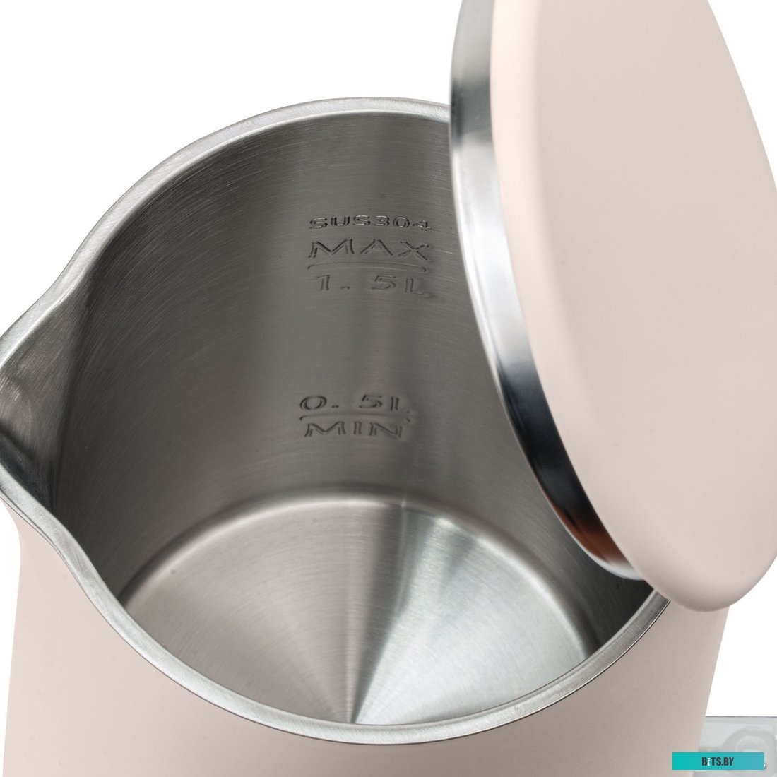 ГЛ0327ЛП Чайник электрический Galaxy Line GL 0327 1.5л. 1800Вт пудровый (корпус: нержавеющая сталь)