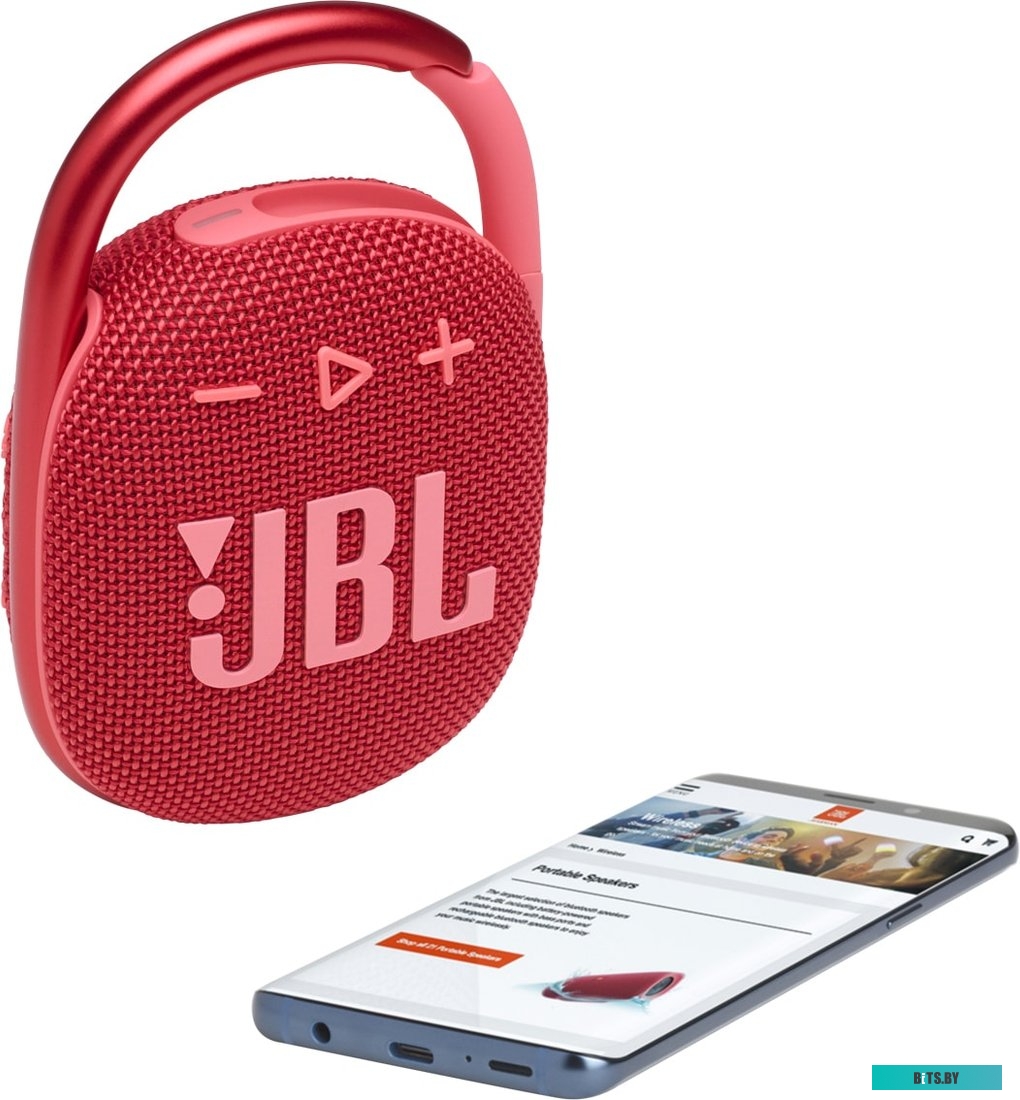 Портативная акустика JBL Clip 4 (красный) <JBLCLIP4RED>