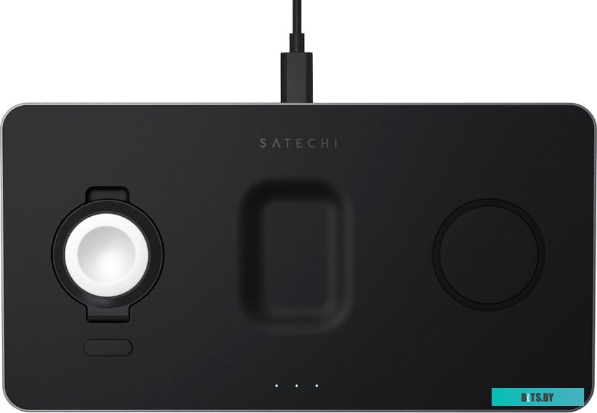 Беспроводное зарядное Satechi Trio Wireless Charging Pad <ST-X3TWCPM>