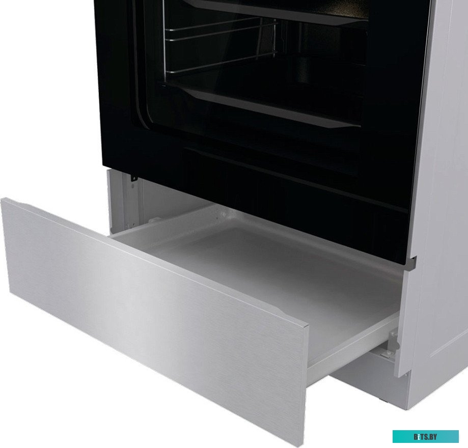 GECS6C70XC Электрическая плита Gorenje GECS6C70XC,  стеклокерамика,  без крышки,  нержавеющая сталь