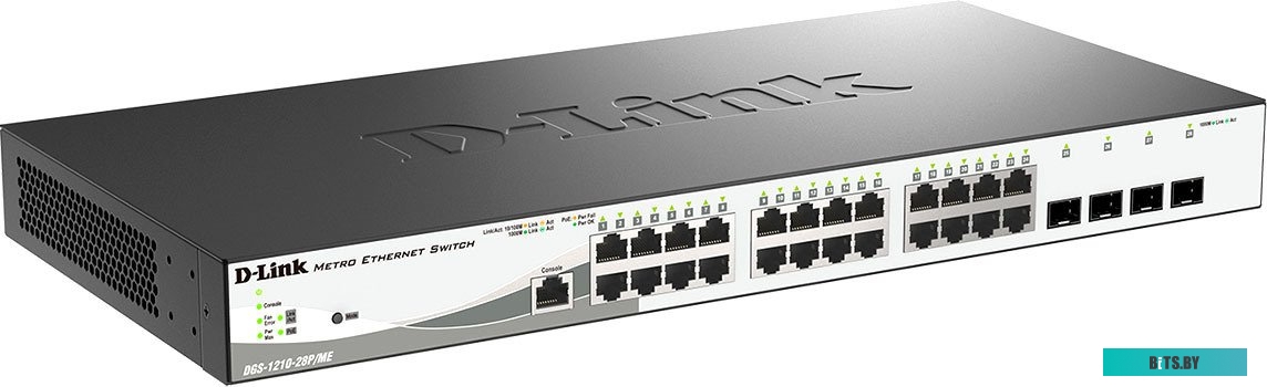 Управляемый коммутатор 2-го уровня D-Link DGS-1210-28P/ME/B2A