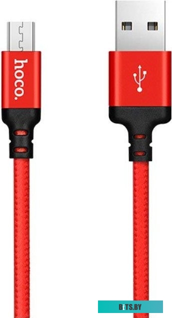 Кабель Hoco X14 micro USB (1 м, красный)