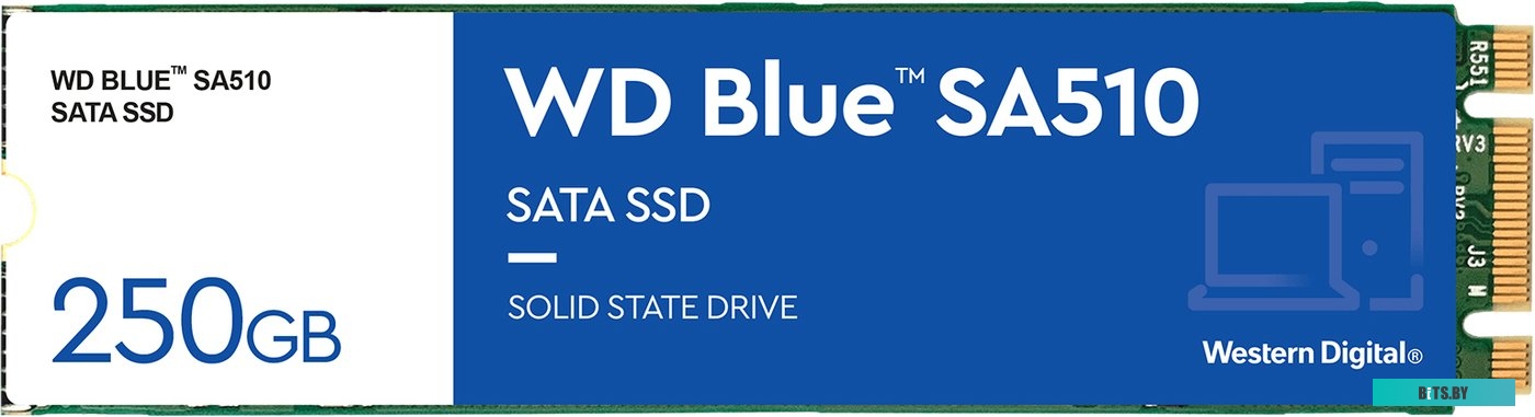 SSD Накопитель WD Blue 250GB WDS250G3B0B