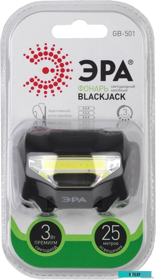 Б0027817 Налобный фонарь Эра GB-501, 3Вт [б0027817]