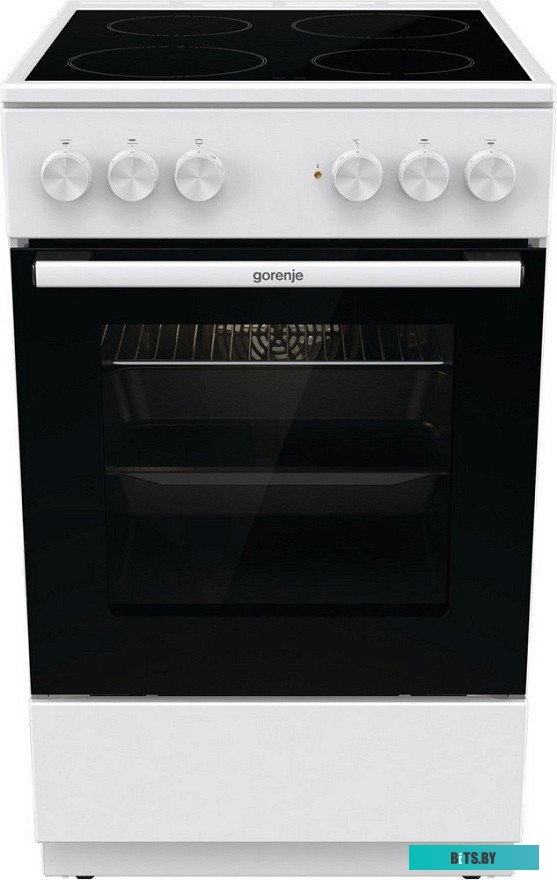 GEC5A41WG Плита GORENJE/ Тип плиты: электрическая, Тип варочной поверхности: электрическая, Цвет: белый, Гриль: Есть, Ширина, см: 50