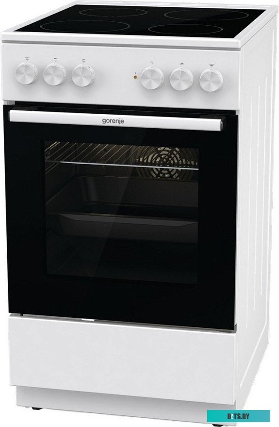 GEC5A41WG Плита GORENJE/ Тип плиты: электрическая, Тип варочной поверхности: электрическая, Цвет: белый, Гриль: Есть, Ширина, см: 50