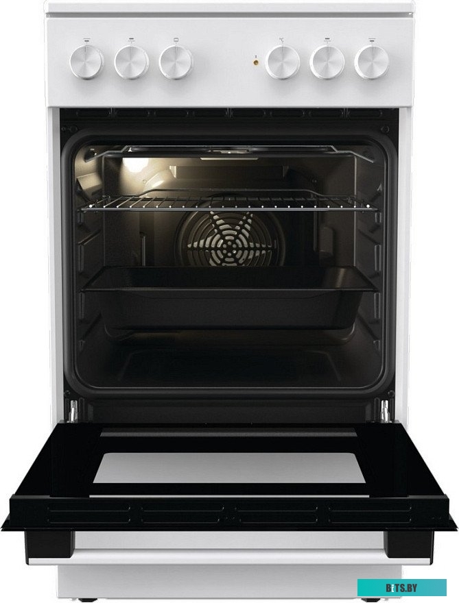 GEC5A41WG Плита GORENJE/ Тип плиты: электрическая, Тип варочной поверхности: электрическая, Цвет: белый, Гриль: Есть, Ширина, см: 50