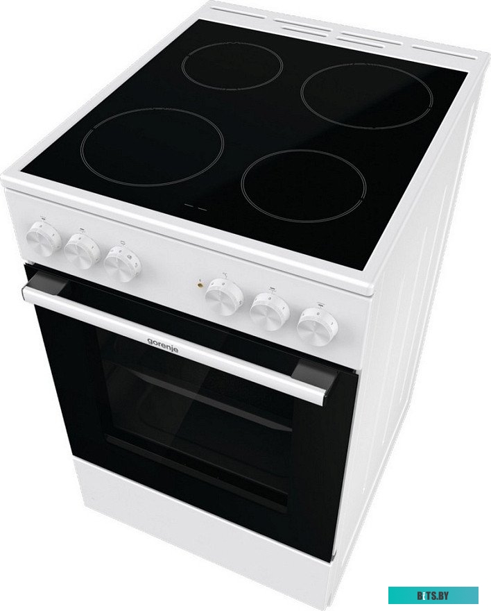 GEC5A41WG Плита GORENJE/ Тип плиты: электрическая, Тип варочной поверхности: электрическая, Цвет: белый, Гриль: Есть, Ширина, см: 50