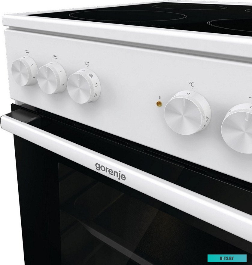 GEC5A41WG Плита GORENJE/ Тип плиты: электрическая, Тип варочной поверхности: электрическая, Цвет: белый, Гриль: Есть, Ширина, см: 50
